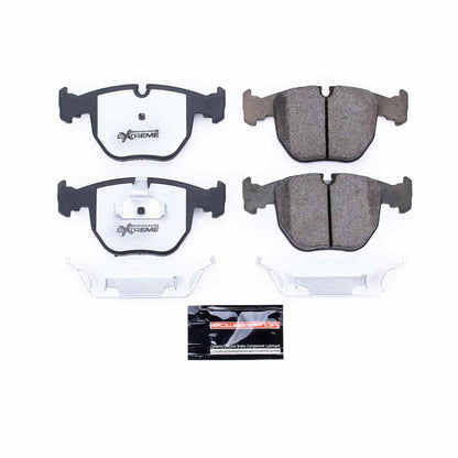 PowerStop Power Stop 01-03 BMW 530i Front Z26 Extreme Street Brake Pads w/Hardware Z26-681
