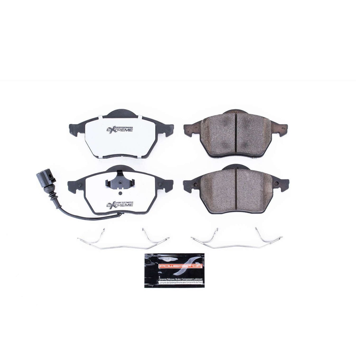 PowerStop Power Stop 00-06 Audi TT Front Z26 Extreme Street Brake Pads w/Hardware Z26-687A
