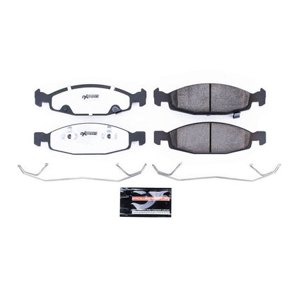 PowerStop Power Stop 99-03 Jeep Grand Cherokee Front Z26 Extreme Street Brake Pads w/Hardware Z26-790