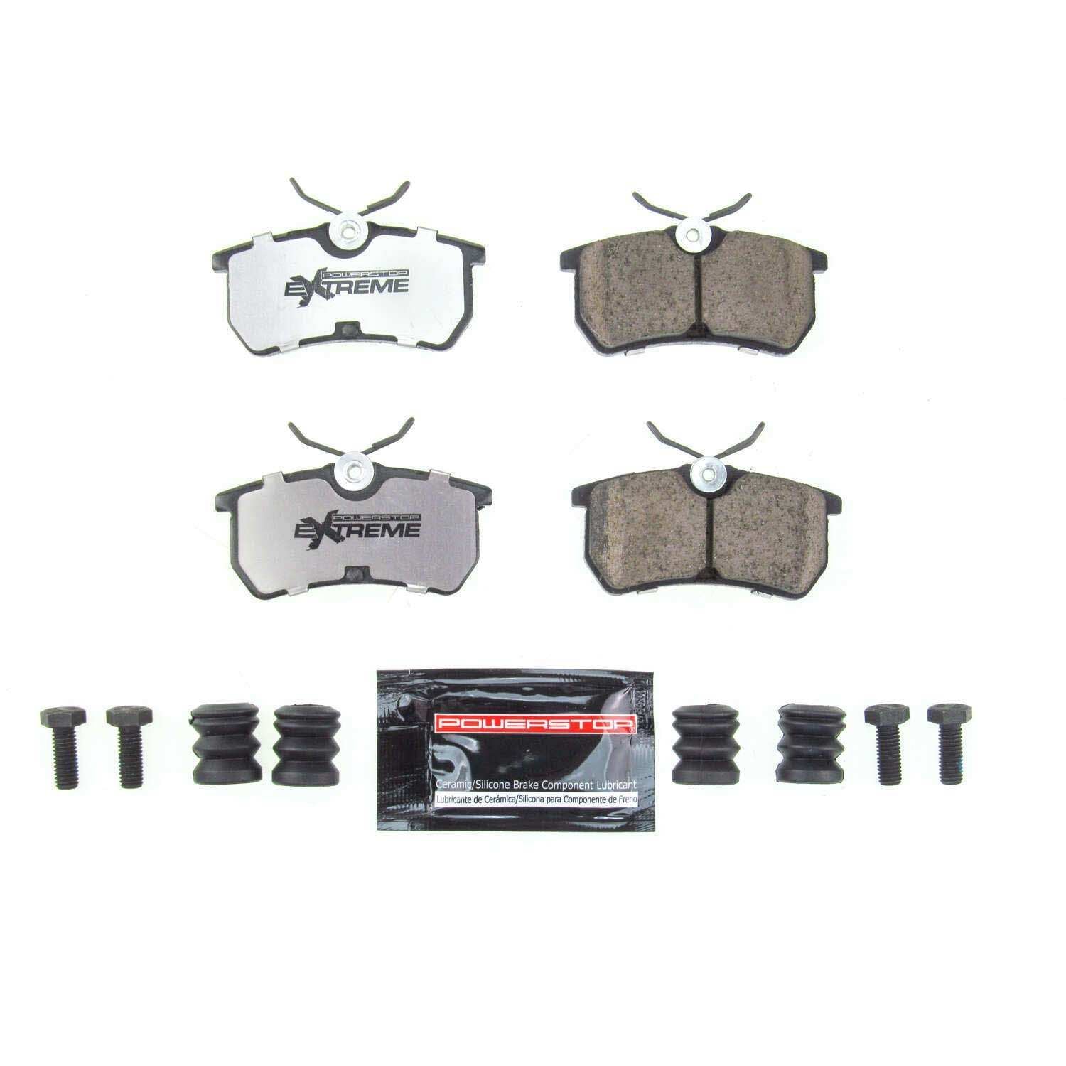 Power Stop 14-19 Ford Fiesta Rear Z26 Extreme Street Brake Pads w/Hardware Z26-886