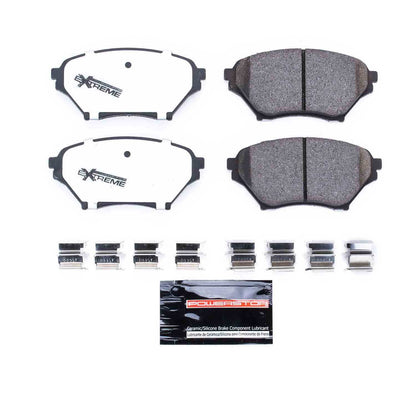 PowerStop Power Stop 01-05 Mazda Miata Front Z26 Extreme Street Brake Pads w/Hardware Z26-890