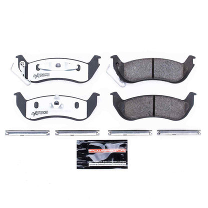 PowerStop Power Stop 03-11 Ford Crown Victoria Rear Z26 Extreme Street Brake Pads w/Hardware Z26-932