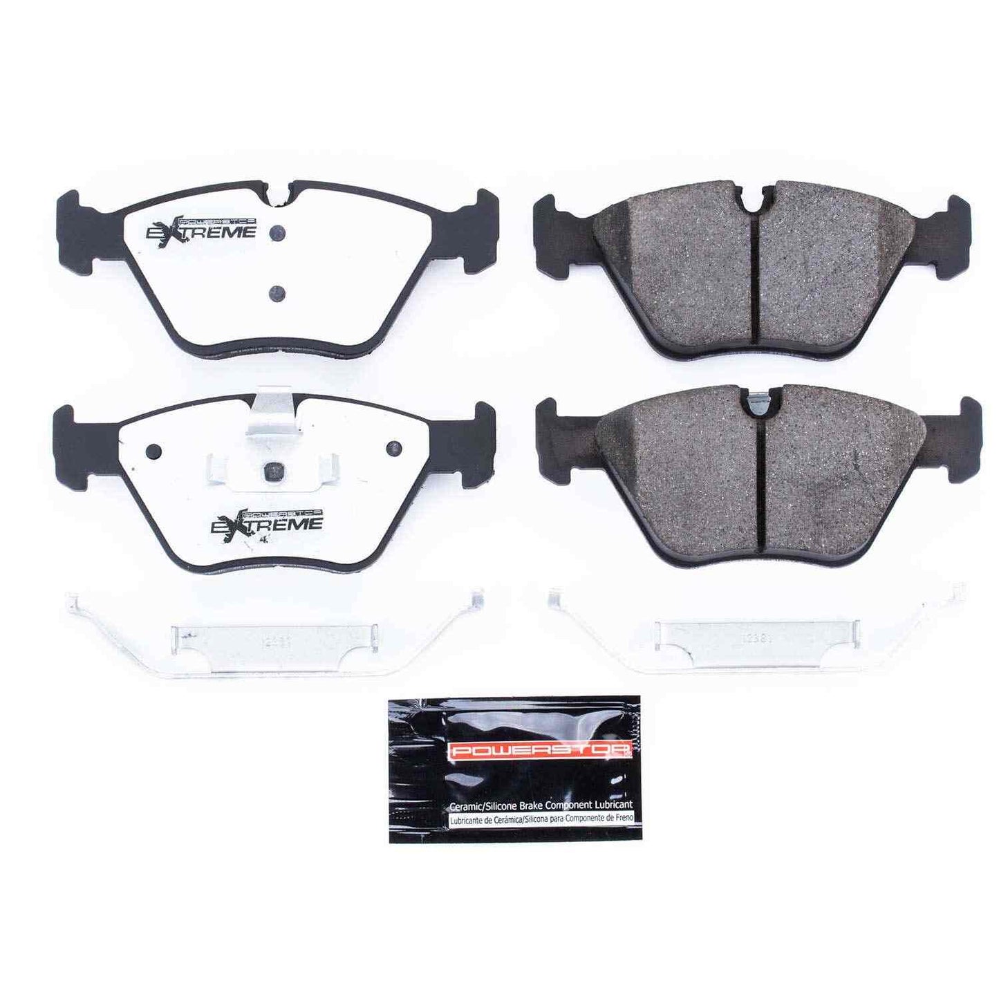 PowerStop Power Stop 01-06 BMW 330Ci Front Z26 Extreme Street Brake Pads w/Hardware Z26-946