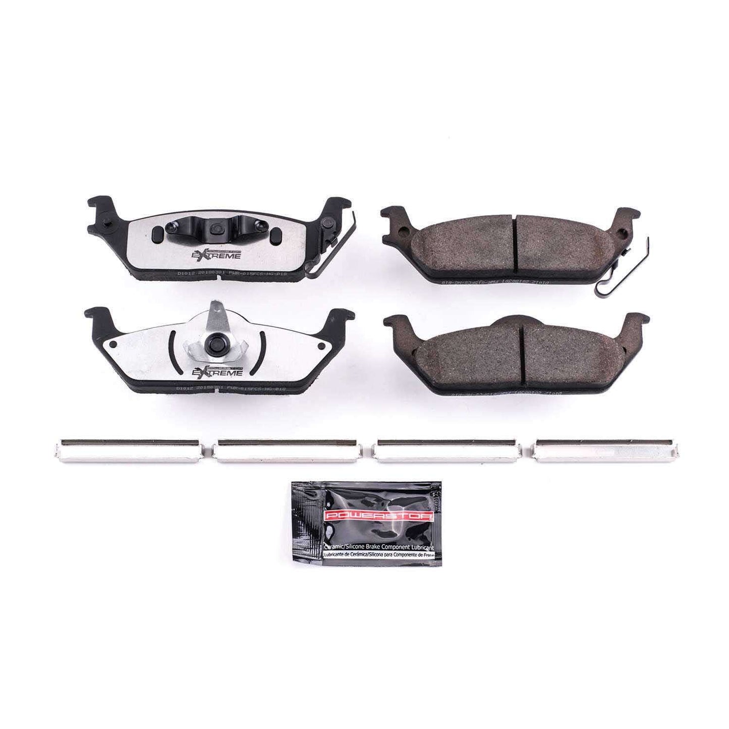 PowerStop Power Stop 04-11 Ford F-150 Rear Z36 Truck & Tow Brake Pads w/Hardware Z36-1012