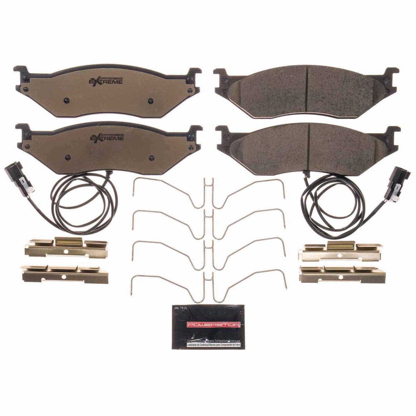 PowerStop Power Stop 08-09 Ford F-53 Motorhome Chassis Front Z36 Truck & Tow Brake Pads w/Hardware Z36-1066B