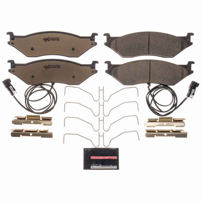 PowerStop Power Stop 08-09 Ford F-53 Motorhome Chassis Front Z36 Truck & Tow Brake Pads w/Hardware Z36-1066B