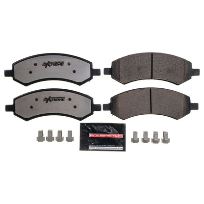 PowerStop Power Stop 07-09 Chrysler Aspen Front Z36 Truck & Tow Brake Pads w/Hardware Z36-1084