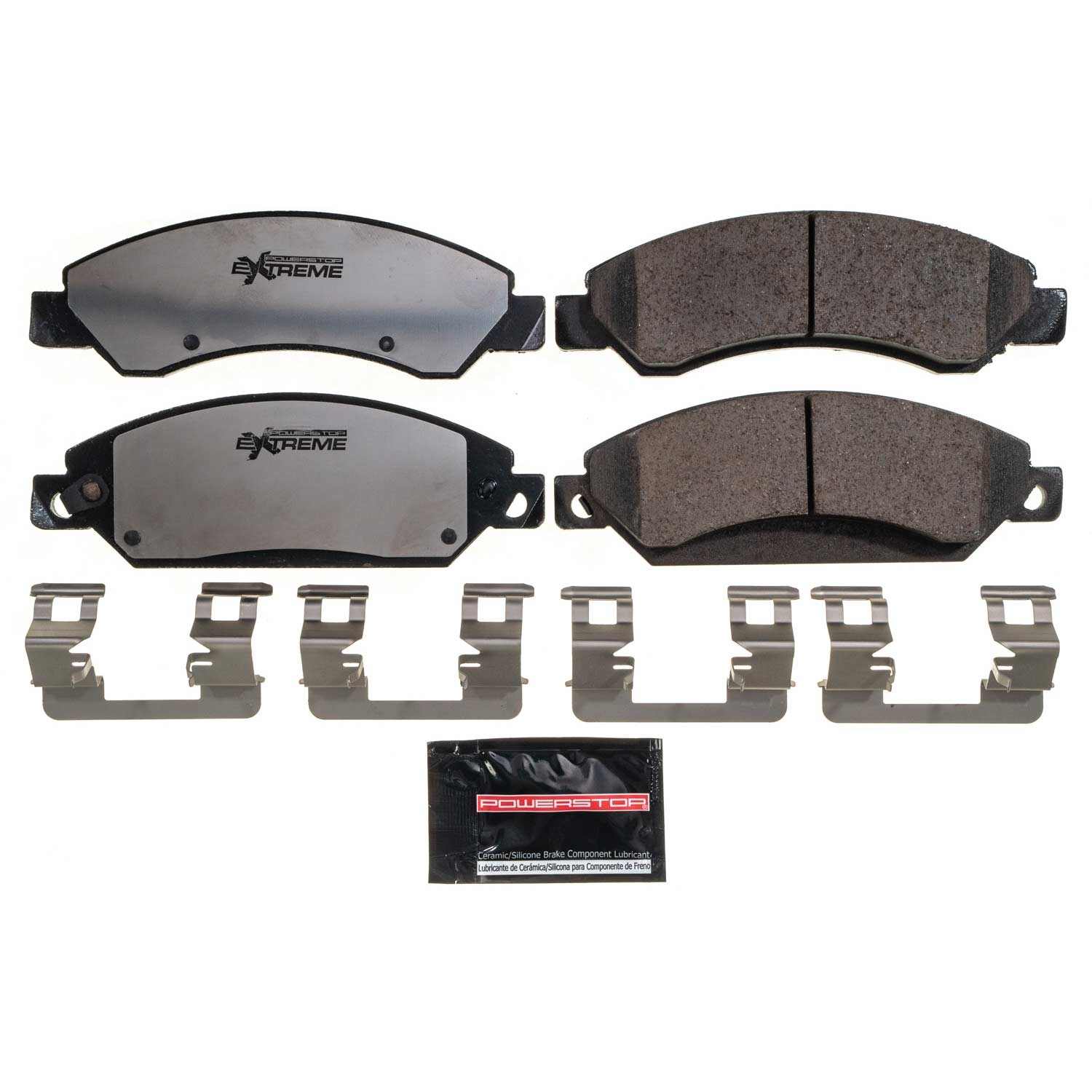 PowerStop Power Stop 2007 Cadillac Escalade Front Z36 Truck & Tow Brake Pads w/Hardware Z36-1092