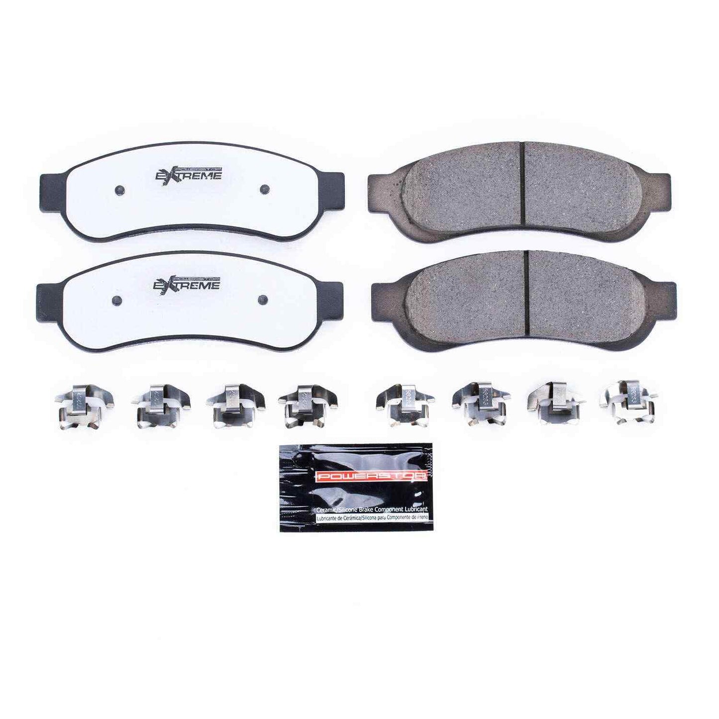 PowerStop Power Stop 10-12 Ford F-250 Super Duty Rear Z36 Truck & Tow Brake Pads w/Hardware Z36-1334