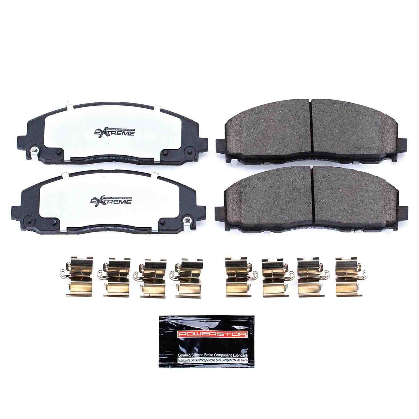 PowerStop Power Stop 17-19 Chrysler Pacifica Front Z36 Truck & Tow Brake Pads w/Hardware Z36-1589