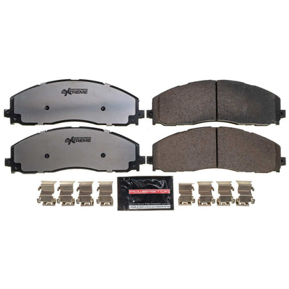 PowerStop Power Stop 12-19 Ford F-250 Super Duty Front Z36 Truck & Tow Brake Pads w/Hardware Z36-1680