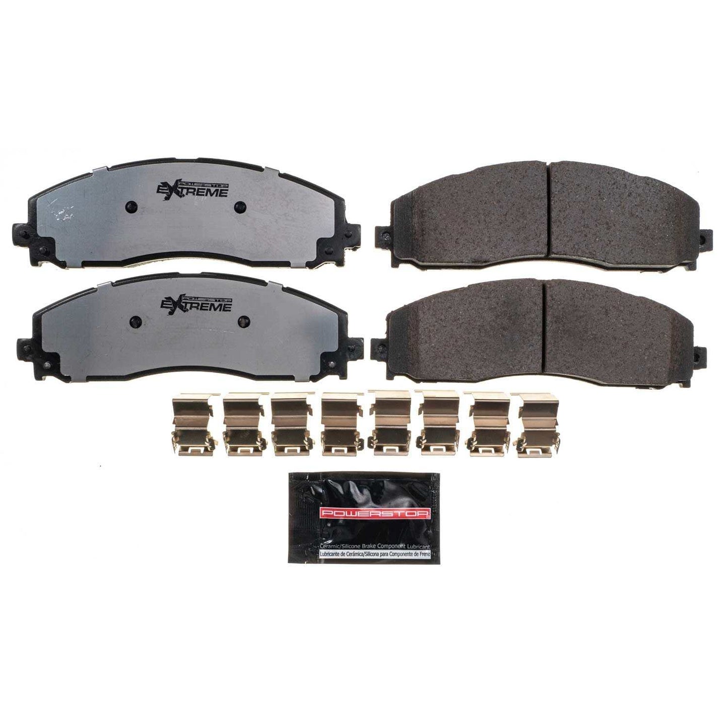 PowerStop Power Stop 13-19 Ford F-250 Super Duty Rear Z36 Truck & Tow Brake Pads w/Hardware Z36-1691