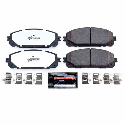 PowerStop Power Stop 14-19 Jeep Cherokee Front Z36 Truck & Tow Brake Pads w/Hardware Z36-1843