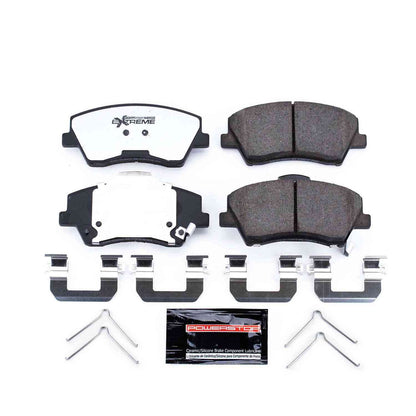 PowerStop Power Stop 17-19 Hyundai Elantra Front Z36 Truck & Tow Brake Pads w/Hardware Z36-1912