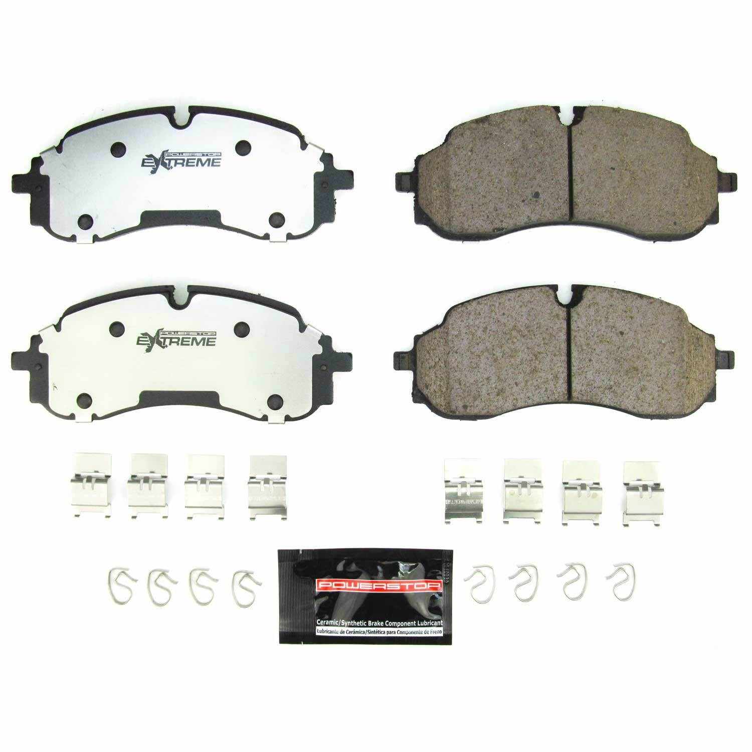 PowerStop Power Stop 2022 Ford Transit-350 Front Z36 Truck & Tow Brake Pad w/Hardware Z36-2423