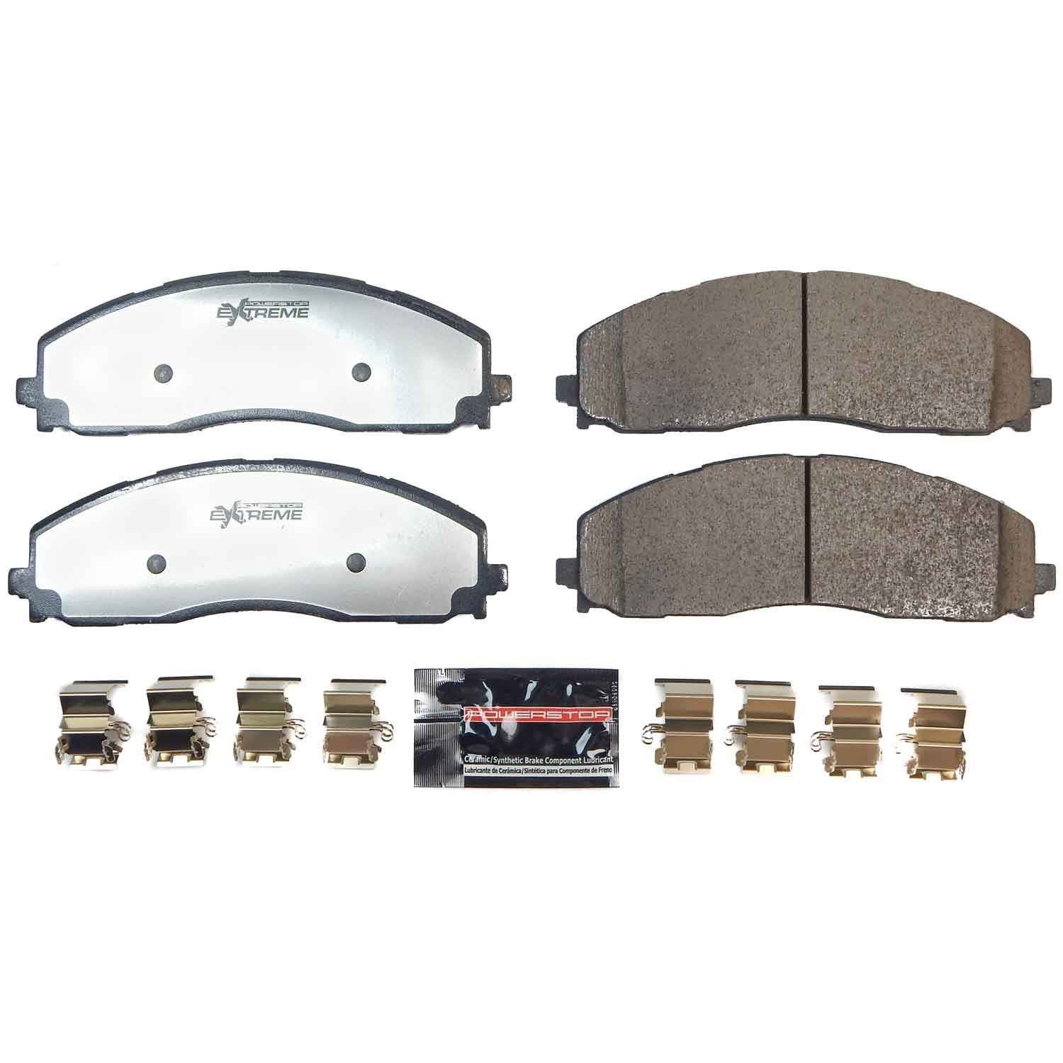 PowerStop Power Stop 23-24 Ford F-250 Super Duty Front Z36 Truck & Tow Pad w/Hardware Z36-2490