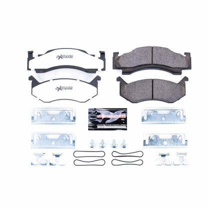 PowerStop Power Stop 80-82 Chrysler Town & Country Front Z36 Truck & Tow Brake Pads w/Hardware Z36-269