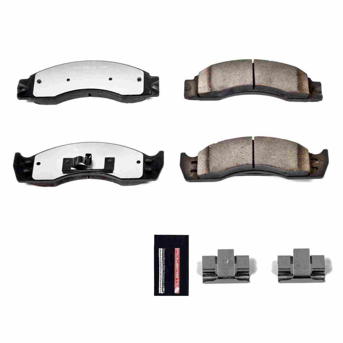 PowerStop Power Stop 01-02 Ford E-450 Super Duty Front or Rear Z36 Truck & Tow Brake Pads w/Hardware Z36-411