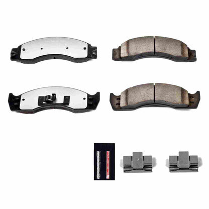 PowerStop Power Stop 01-02 Ford E-450 Super Duty Front or Rear Z36 Truck & Tow Brake Pads w/Hardware Z36-411