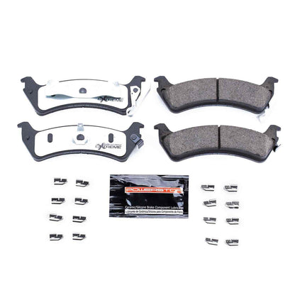 PowerStop Power Stop 94-98 Jeep Grand Cherokee Rear Z36 Truck & Tow Brake Pads w/Hardware Z36-666