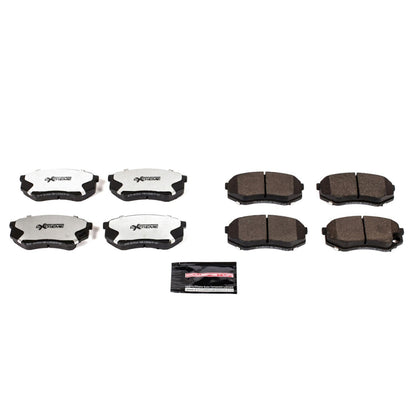 PowerStop Power Stop 00-04 Mitsubishi Fuso FE Front Z36 Truck & Tow Brake Pads w/Hardware Z36-735