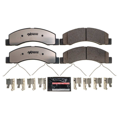 PowerStop Power Stop 00-05 Ford Excursion Front Z36 Truck & Tow Brake Pads w/Hardware Z36-756