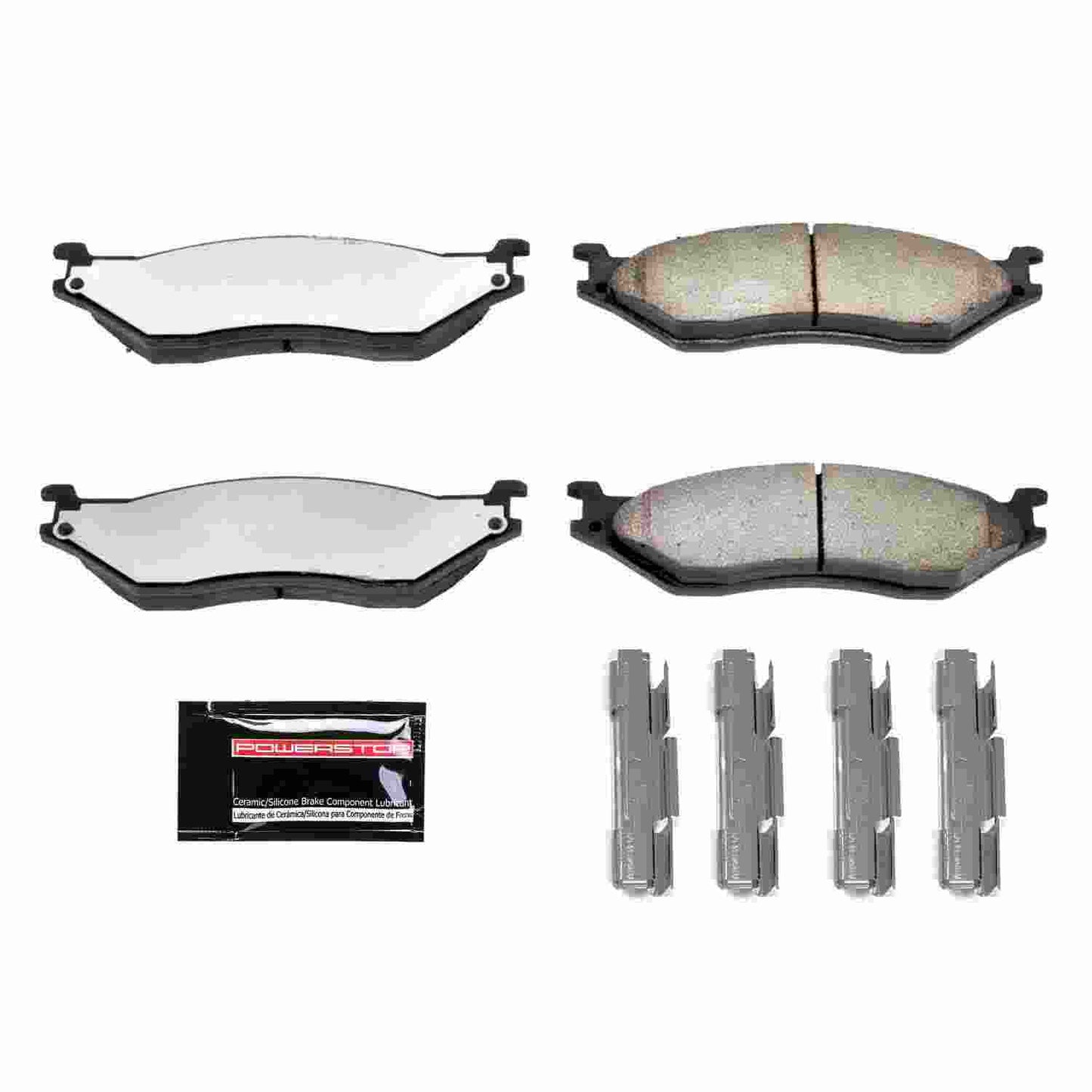 PowerStop Power Stop 2002 Ford E-550 Super Duty Front or Rear Z36 Truck & Tow Brake Pads w/Hardware Z36-777