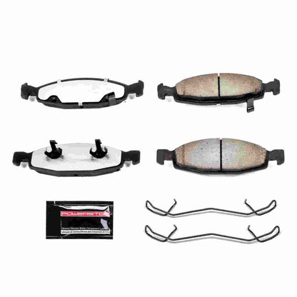 PowerStop Power Stop 99-03 Jeep Grand Cherokee Front Z36 Truck & Tow Brake Pads w/Hardware Z36-790