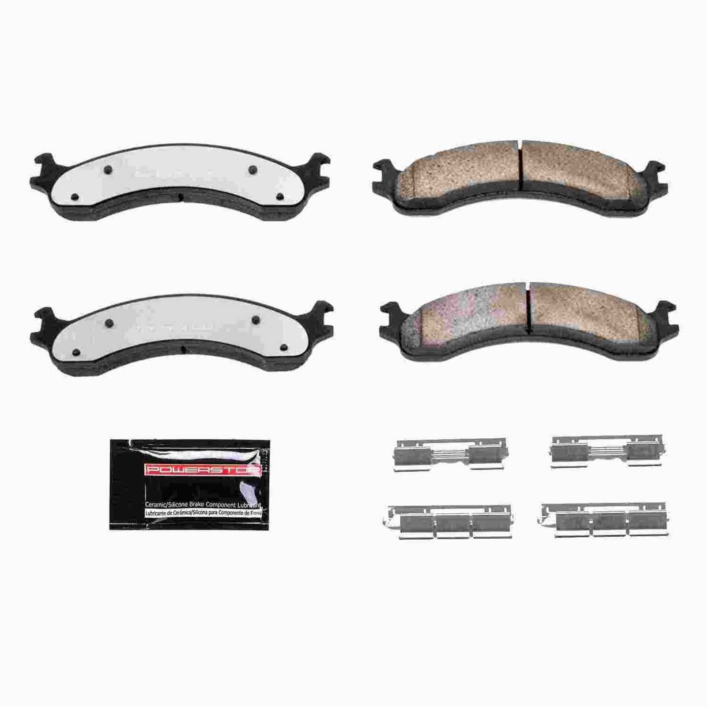 PowerStop Power Stop 00-02 Dodge Ram 2500 Front Z36 Truck & Tow Brake Pads w/Hardware Z36-821