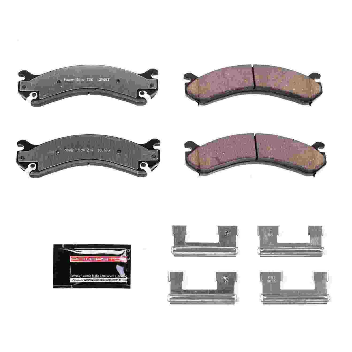 PowerStop Power Stop 01-06 Chevrolet Silverado 3500 Rear Z36 Truck & Tow Brake Pads w/Hardware Z36-909