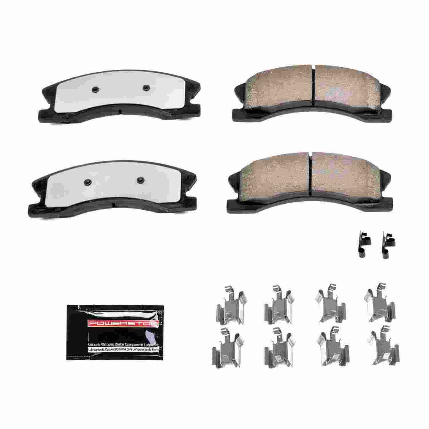PowerStop Power Stop 99-04 Jeep Grand Cherokee Front Z36 Truck & Tow Brake Pads w/Hardware Z36-945