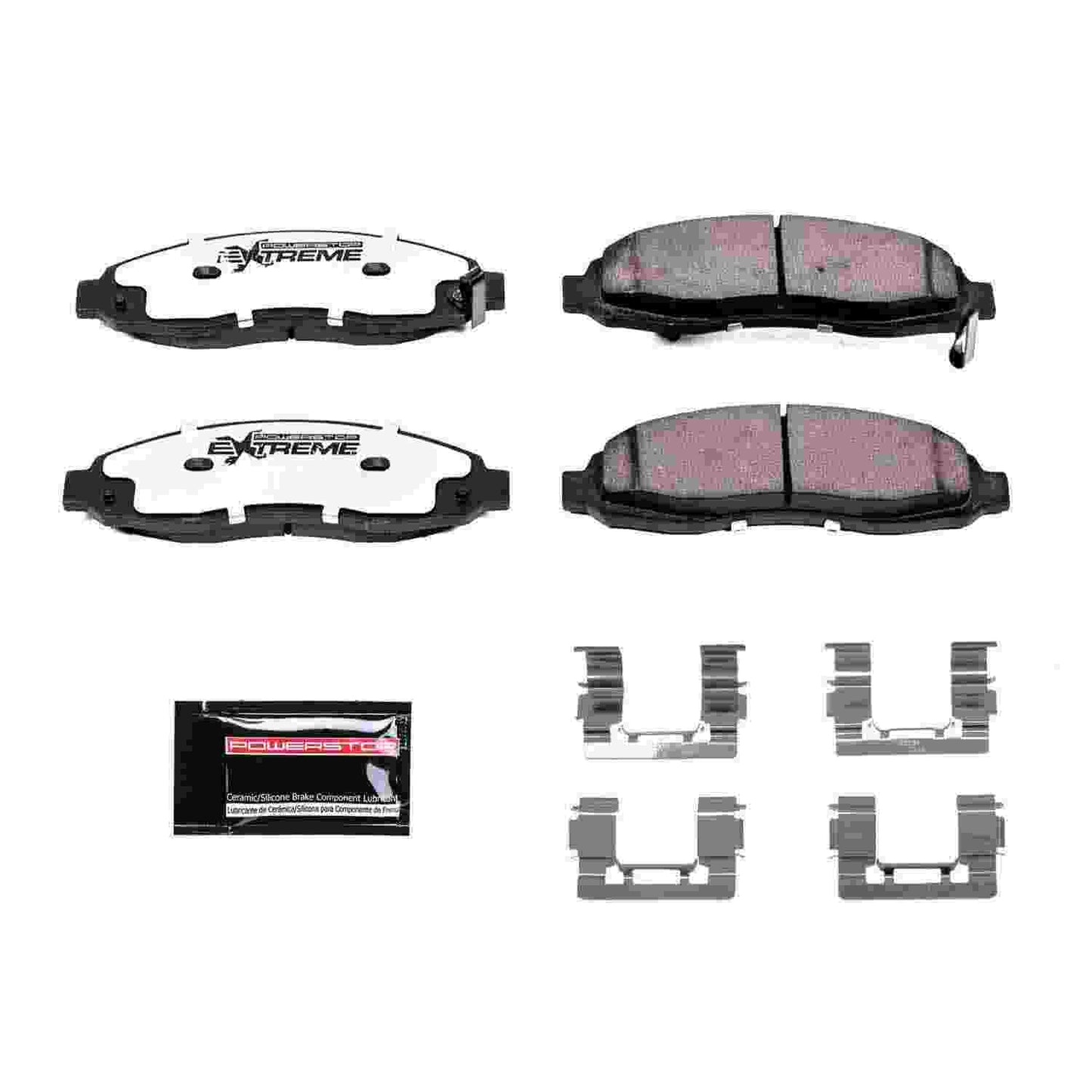 PowerStop Power Stop 03-04 Dodge Dakota Front Z36 Truck & Tow Brake Pads w/Hardware Z36-962