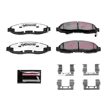 PowerStop Power Stop 03-04 Dodge Dakota Front Z36 Truck & Tow Brake Pads w/Hardware Z36-962
