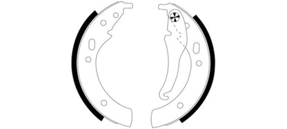 Hella Pagid Drum Brake Shoe 355000121