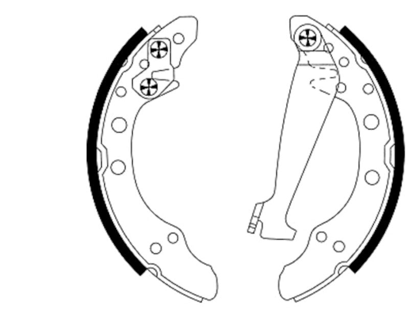 Hella Pagid Drum Brake Shoe 355001311