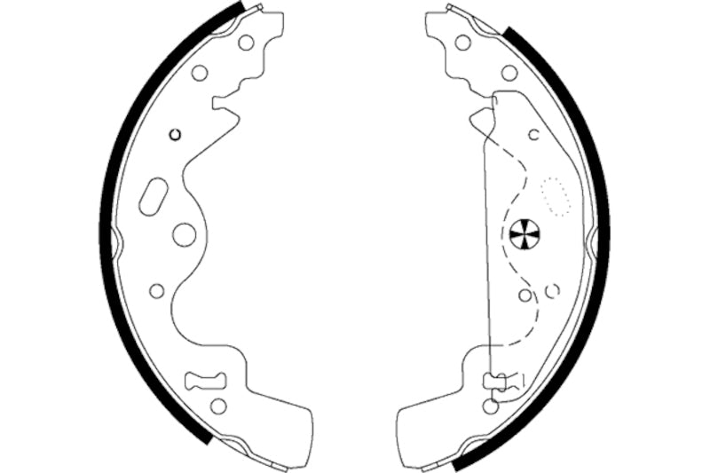 Hella Pagid Drum Brake Shoe 355002841