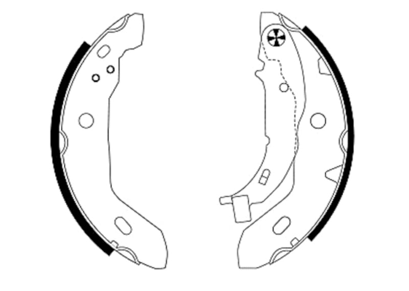 Hella Pagid Drum Brake Shoe 355005101