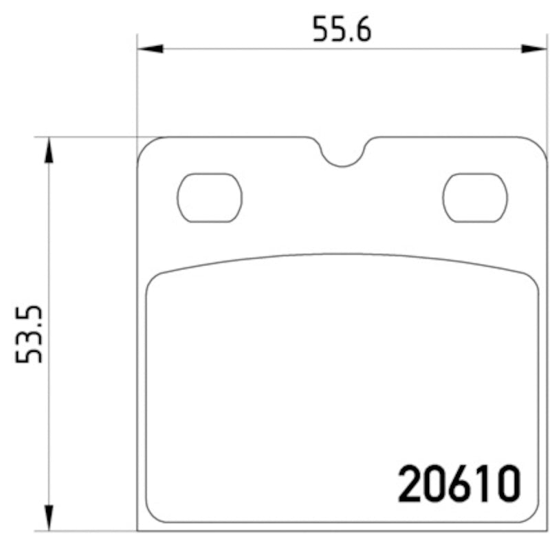 Hella Pagid Disc Brake Pad Set 355005301