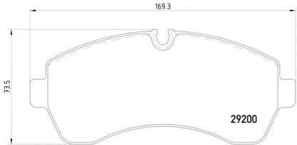 Hella Pagid Disc Brake Pad Set 355005531