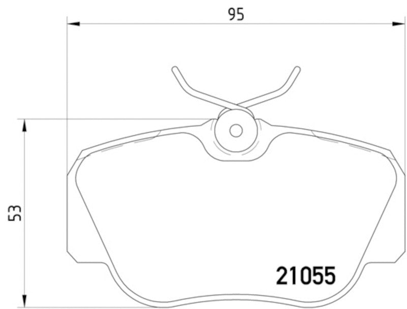 Hella Pagid Disc Brake Pad Set 355006181