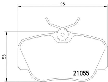 Hella Pagid Disc Brake Pad Set 355006181