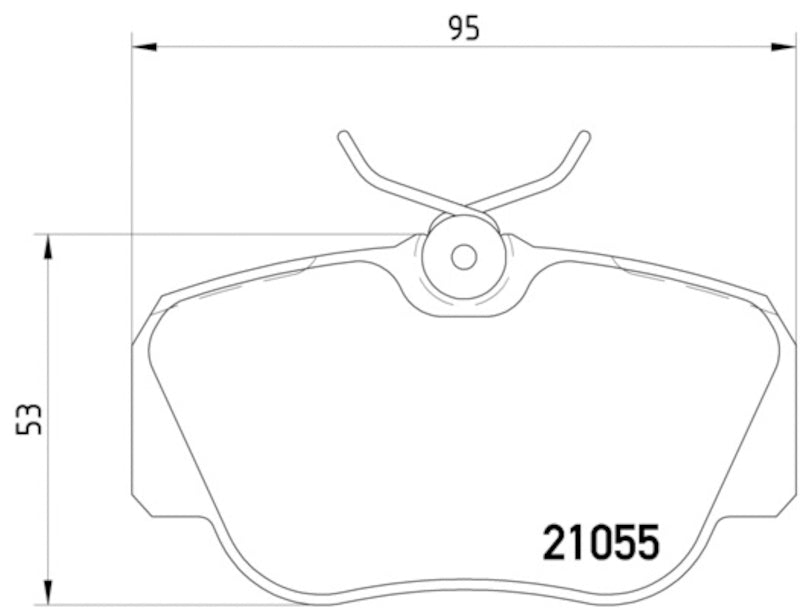 Hella Pagid Disc Brake Pad Set 355006181