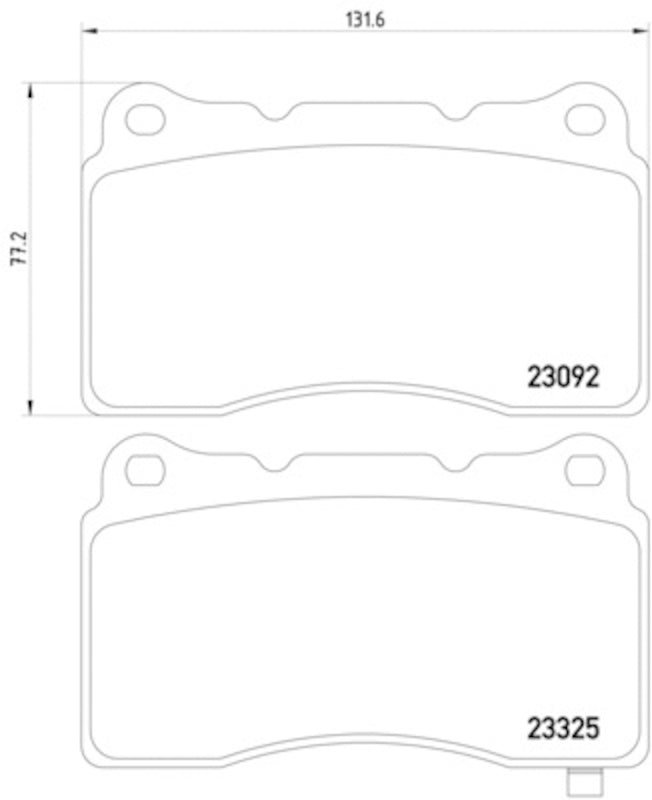 Hella Pagid Disc Brake Pad Set 355006601