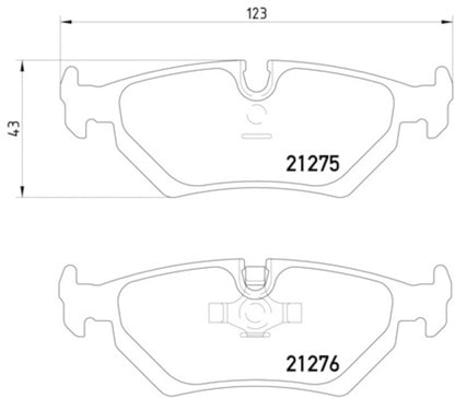 Hella Pagid Disc Brake Pad Set 355006841