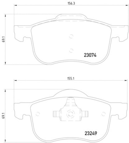 Hella Pagid Disc Brake Pad Set 355006851