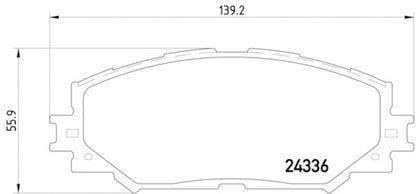 Hella Pagid Disc Brake Pad Set 355006861