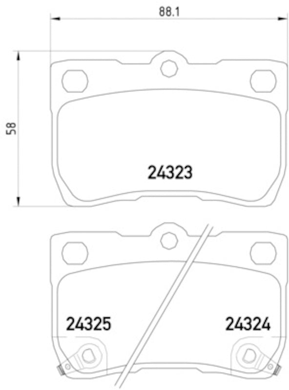 Hella Pagid Disc Brake Pad Set 355006971