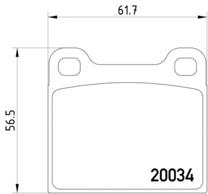 Hella Pagid Disc Brake Pad Set 355007021