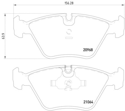 Hella Pagid Disc Brake Pad Set 355007411