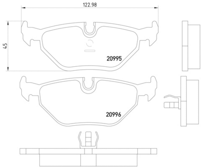 Hella Pagid Disc Brake Pad Set 355007421